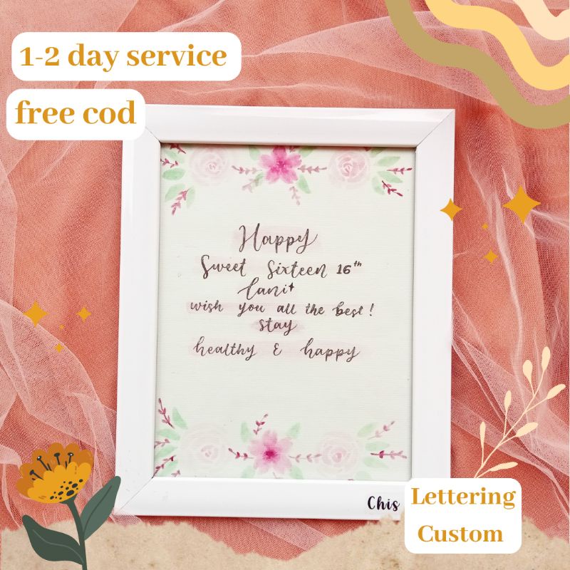 

CHIS GIFT l LETTERING CUSTOM 6R