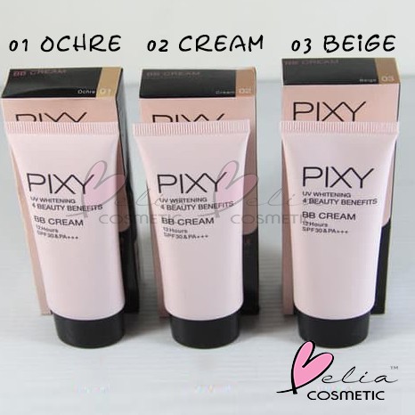 ❤ BELIA ❤ PIXY BB Cream UV Whitening 4 Beauty Benefits  30 mL