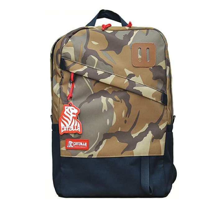 Tas Punggung Daypack Catzilla Blacan Camo Black