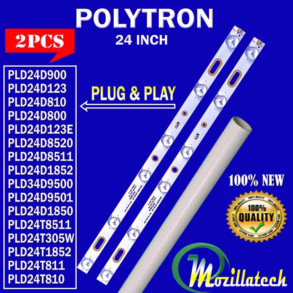 backlight polytron 24 inch PLD 24T8511 - 24T810 - 24T1852 - 24D1852 - 24D9501 - 24D901 - 24T810