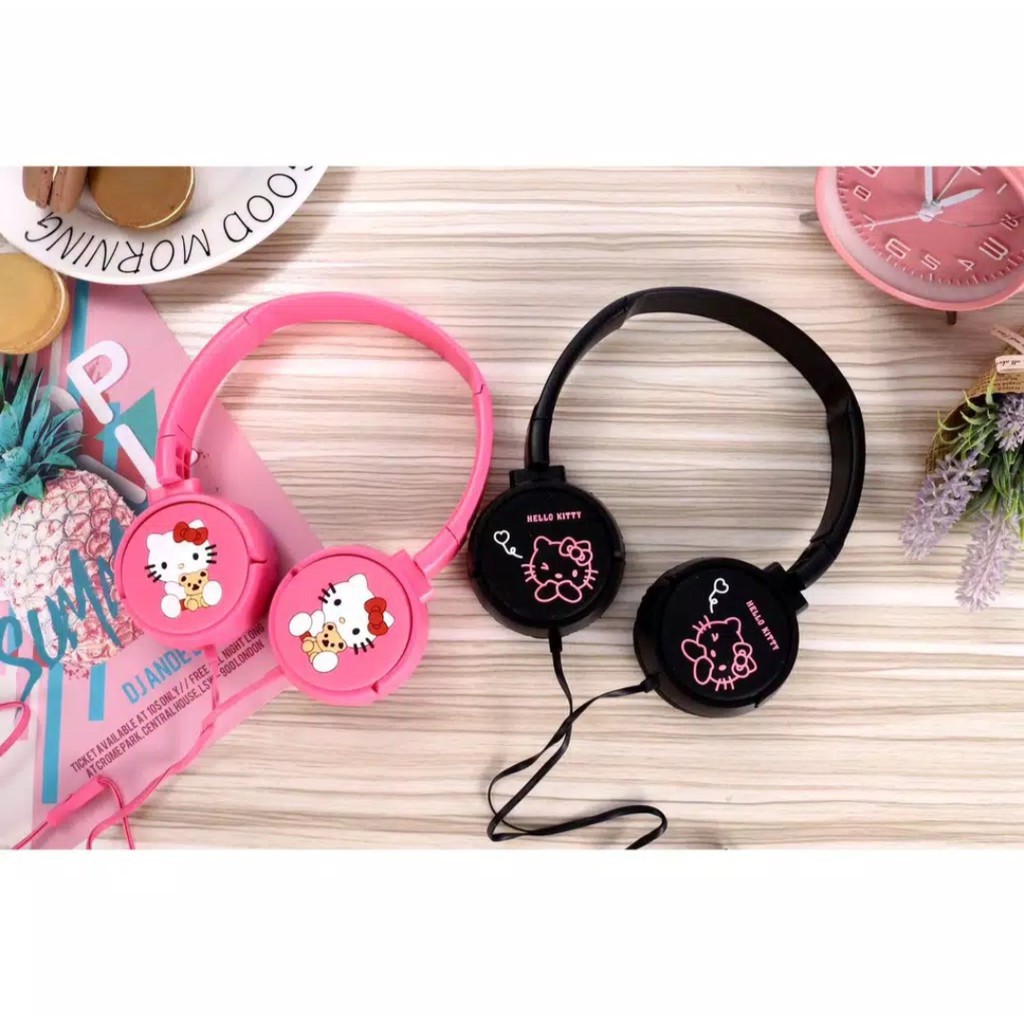 # HJ # headset bando karakter KT-3158 doraemon,hello kitty dan MZ-028