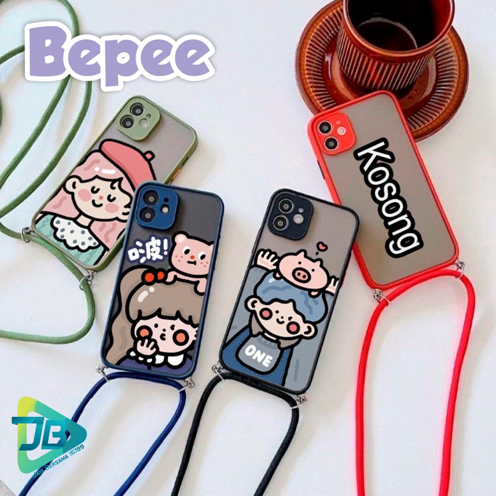 SOFTCASE SLINGCASE DOVE BEPEE OPPO SAMSUNG XIAOMI REALME IPHONE ALL TYPE JB4862