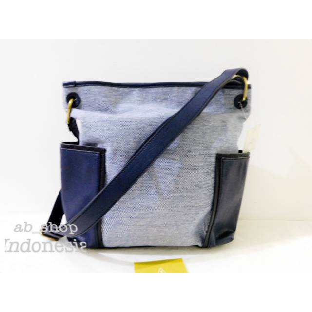Tas Fossil Lane Hobo Blue Multi