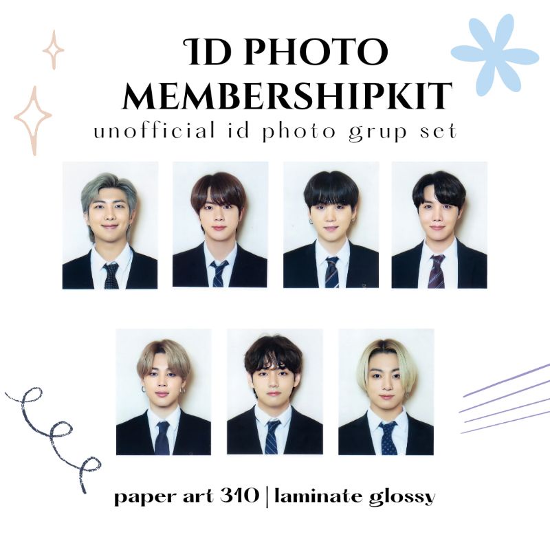 Unofficial Id Photo BTS - Membership Kit