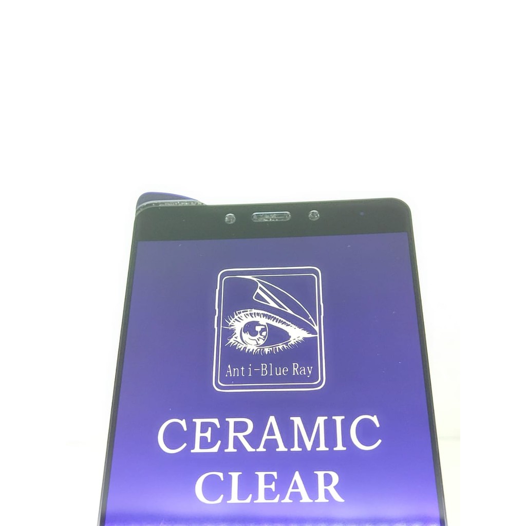 Ceramic CLEAR ANTI BLUE Redmi Note 4 Mediatek 5.5 inch Screen Protector Full Layar Anti Broken