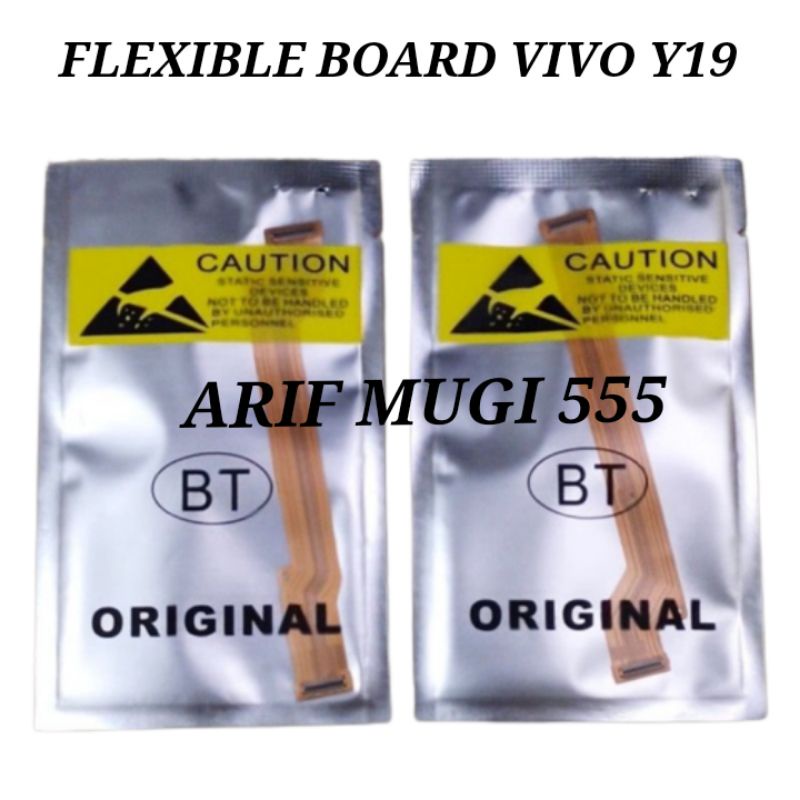 FLEXIBLE FLEXIBEL TENGAH MAIN BOARD CONNECT LCD VIVO Y19 ORIGINAL