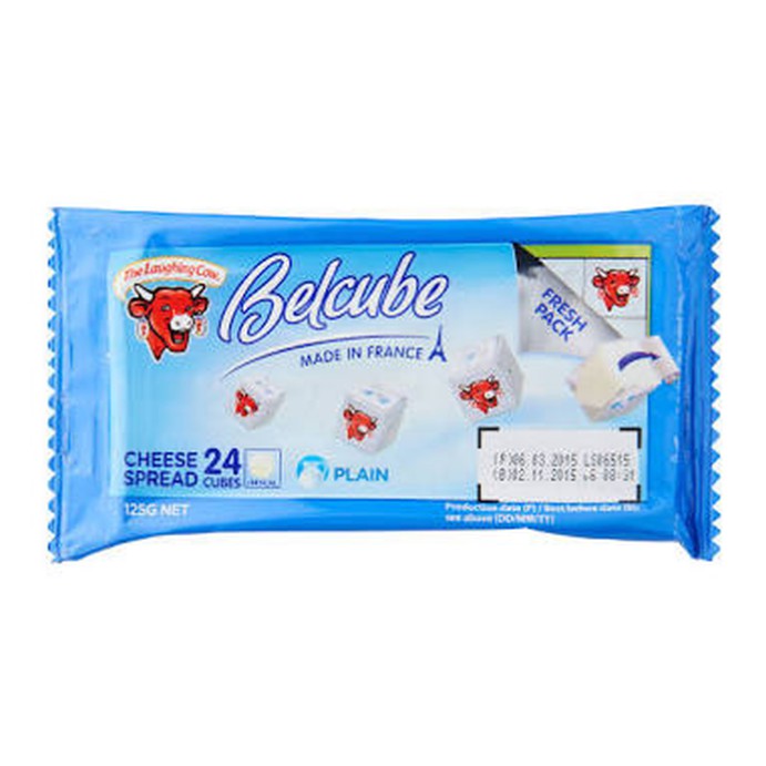 

Keju Belcube 24 Portion / Laughing Cow Belcube Cheese Spread 24 portion exp date November 2021