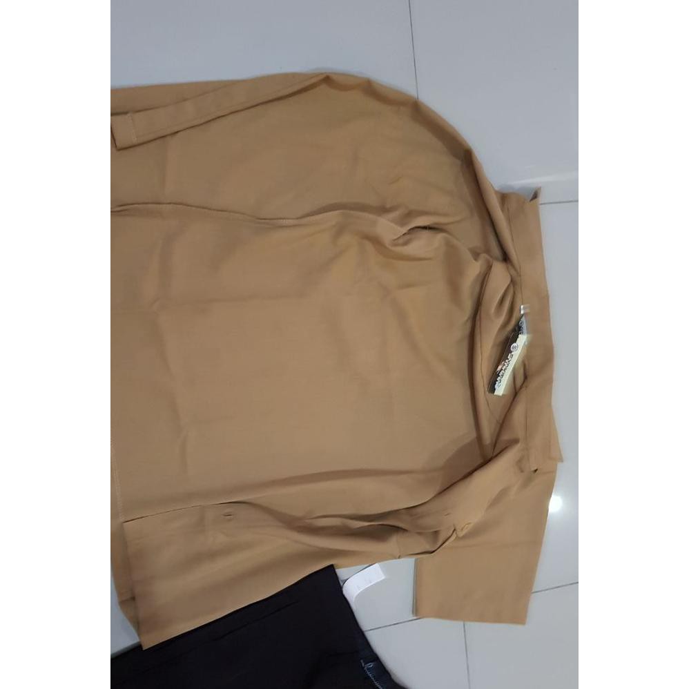 Atasan Baju KEMEJA Seragam Guru Kakak Pembina Pramuka Cowok/Pria/Laki