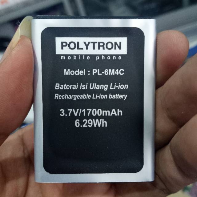 Baterai Polytron R2 R2406 Rocket R3 R2407 PL-6M4C PL6M4C PL-604 PL604 Batre