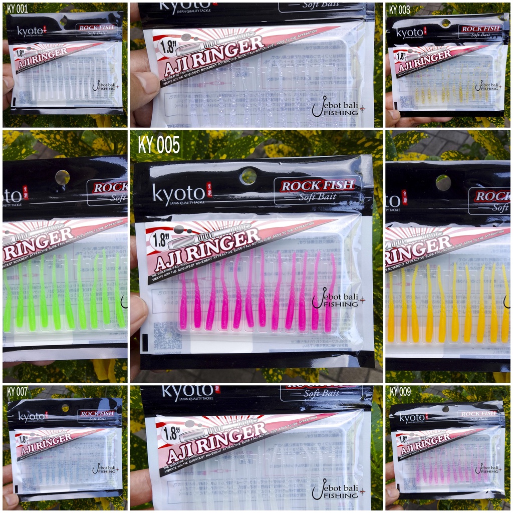 Softlure Kyoto Aji Ringer 1.8 Ajing - Soft Lure - Umpan Pancing Casting UL - Mancing