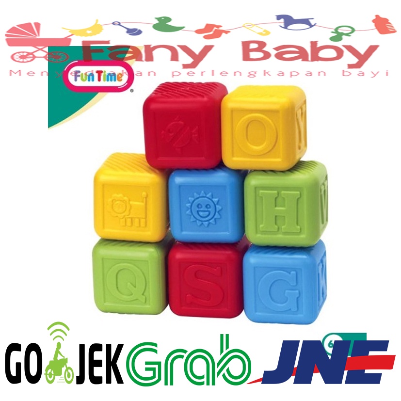 Funtime Alphabet Blocks 8pcs