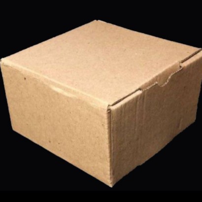 

kardus packing kue mini coklat polos dus kemasan snack cake kotak hampers roti box ukuran 10x10x6 cm