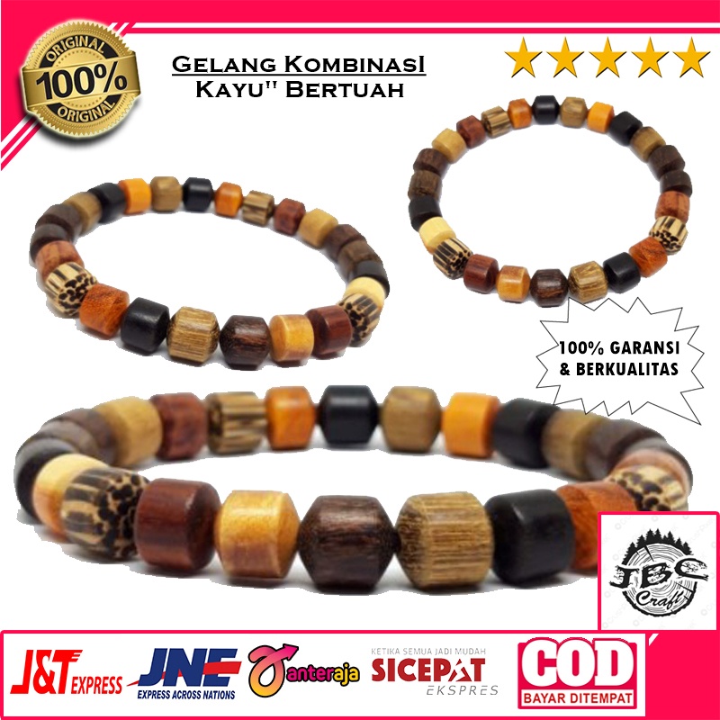 GELANG KAYU BERTUAH GELANG KAYU KOMBINASI GELANG KAYU LANGKA KAYU BERTUAH KAYU LANGKAH