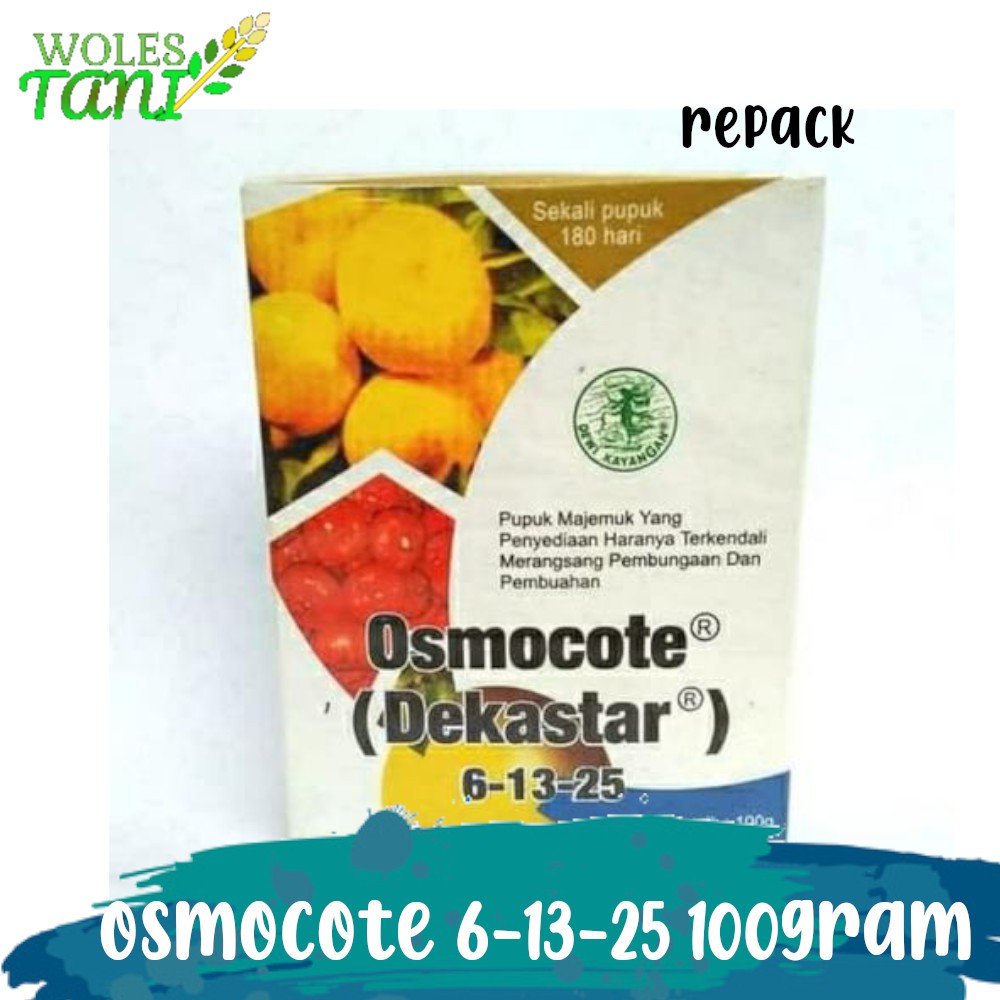 Jual Osmocote Dekastar 6 13 25 100 Gram Shopee Indonesia