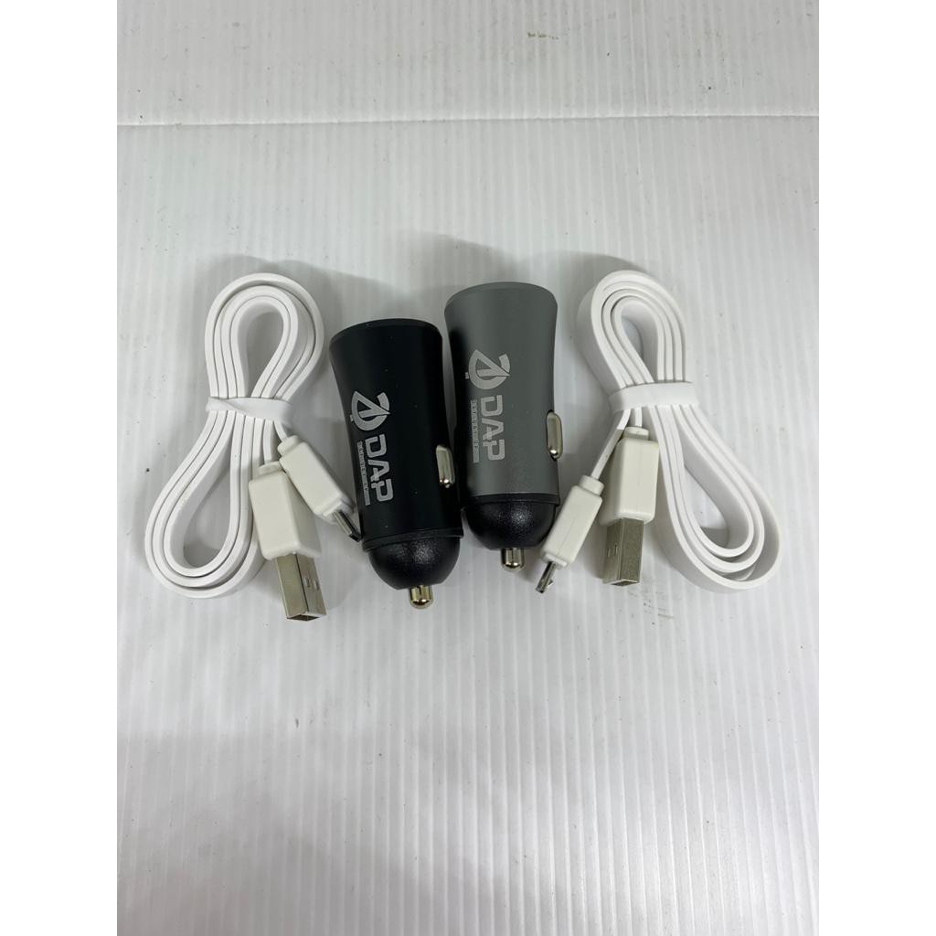 CAR CHARGER DAP D-CC2 FAST  CHARGING 2.4A alumunium alloy