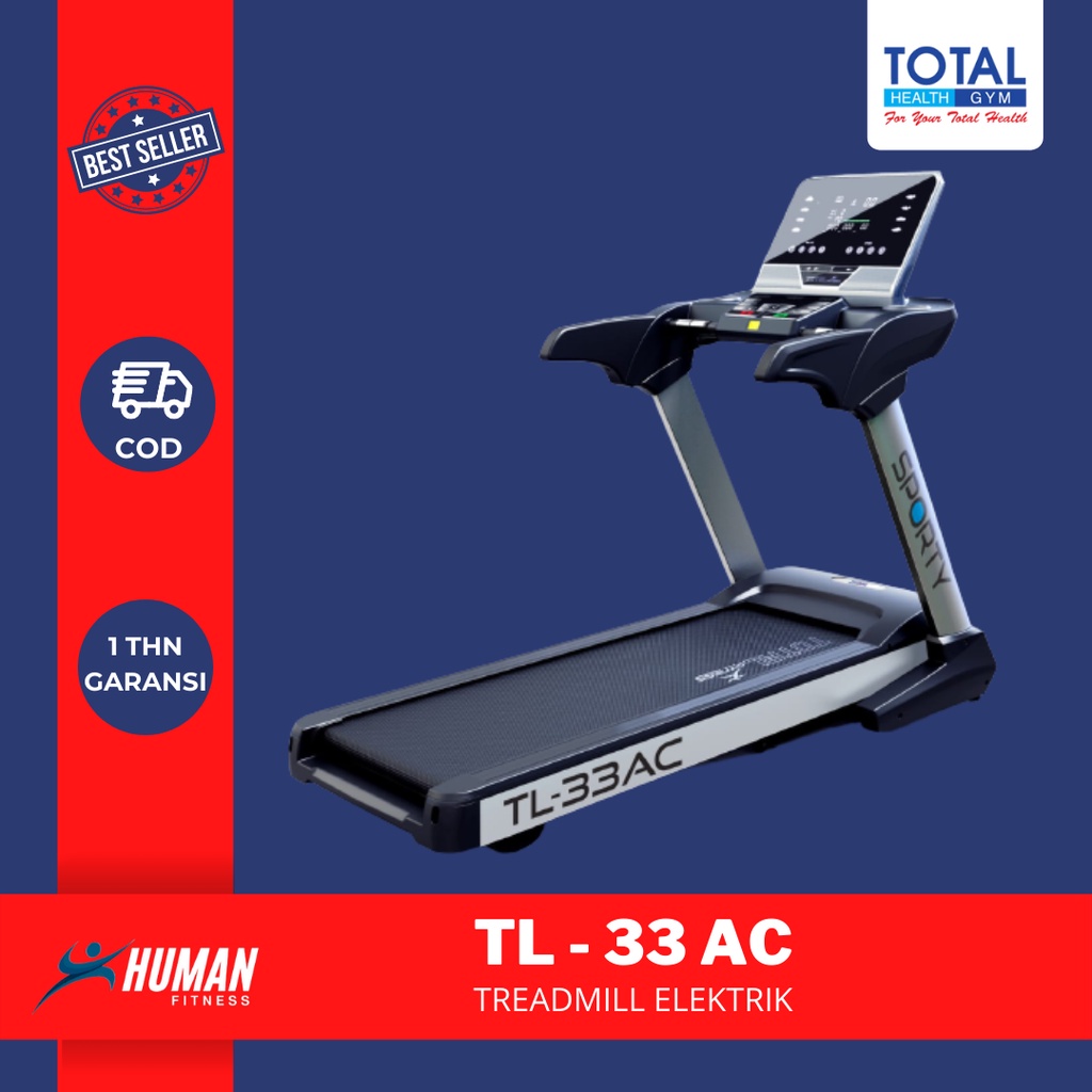 Treadmill Commercial - Treadmill Elektrik TL 33 AC - tredmill - treatmill alat olahraga - treadmill 
