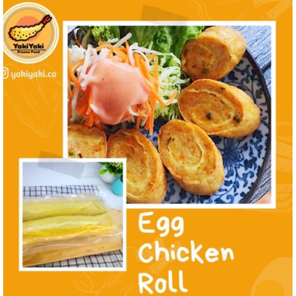 

Egg Chicken Roll Frozen Food Size M