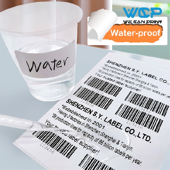 

mh [ PCS ] Label Sticker Printer Barcode Thermal CF 100x150 A6 Kertas Stiker Termal 100 x 150 mm