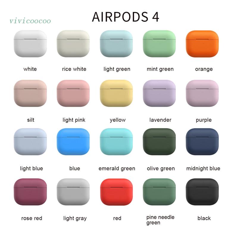 Vivi Casing Silikon TPU Full Cover 360 Derajat Anti Gores Untuk Apple Airpods 3