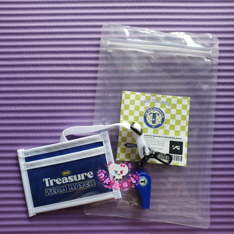 Treasure TMATCH Holder (White) merch hyunsuk jihoon yoshi junkyu mashiho asahi jaehyuk yedam doyoung