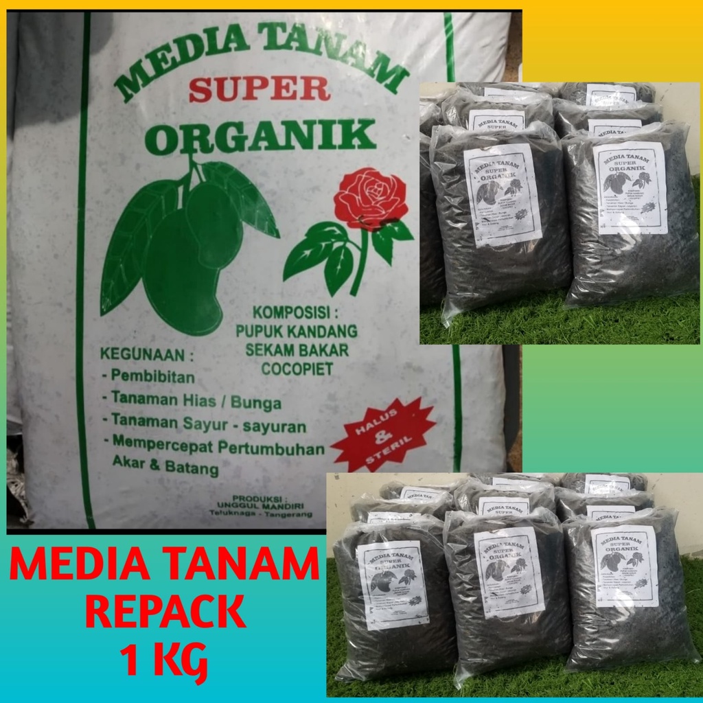 Media tanam super organik 1 kg