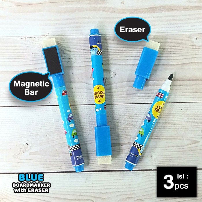 

Spidol Whiteboard Fancy Tinta Hitam + Penghapus (isi 3 pcs)