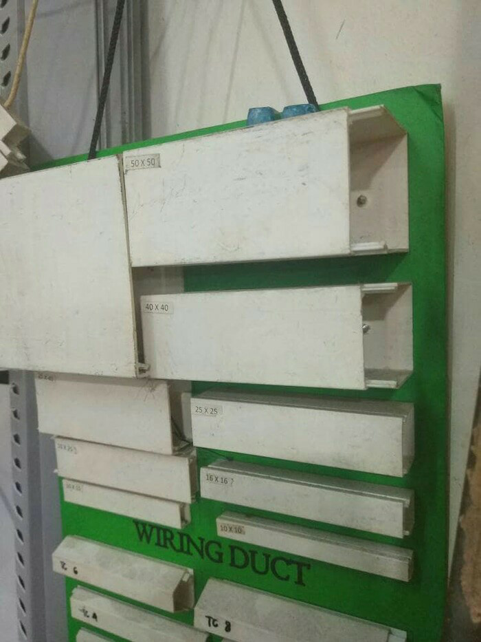 Kabel Duct 60x40 mm duct putih 60 x 40 mm per batang Termurah