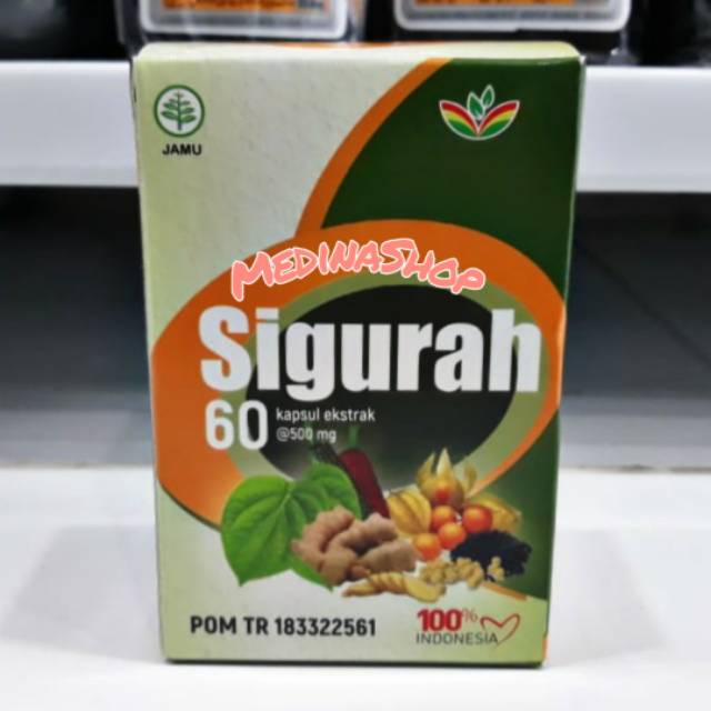 Kapsul Sigurah 60 Kapsul Obat Gurah Paru Tbc