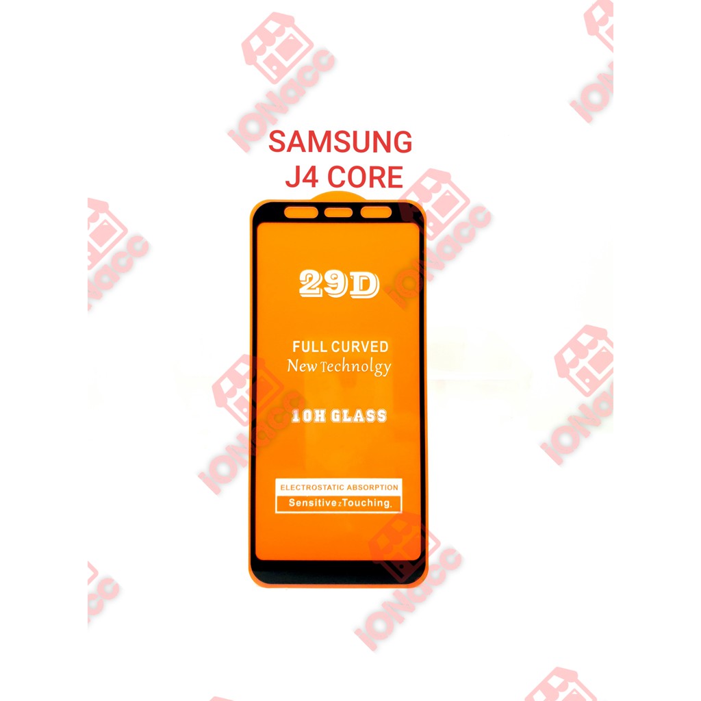 TEMPERED GLASS FULL LEM 5D 9D SAMSUNG J4 CORE ANTI GORES KACA FULL HD