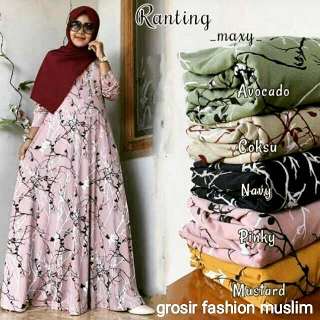 (COD) Gamis Misbie Tebal / Dress Misbee Busui / Pakaian Muslim Wanita