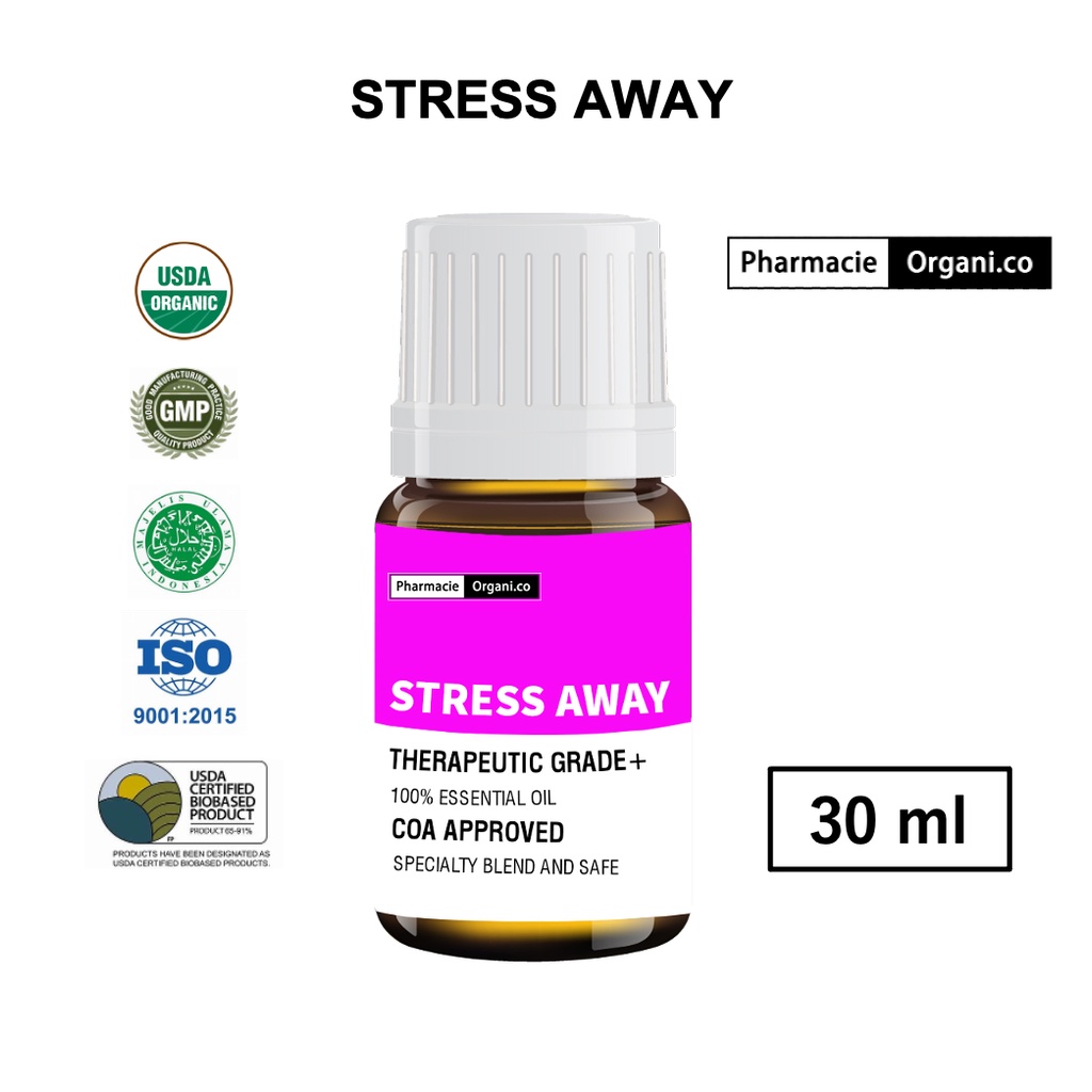 Stress Away Essential Oil by Pharmacie Organico