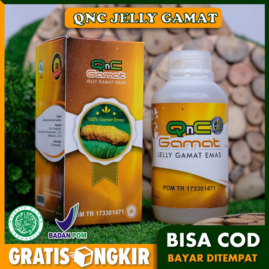 Obat Benjolan Herbal, Obat Benjolan Alami, Benjolan dileher, Benjolan di Kepala, - QnC Jelly Gamat