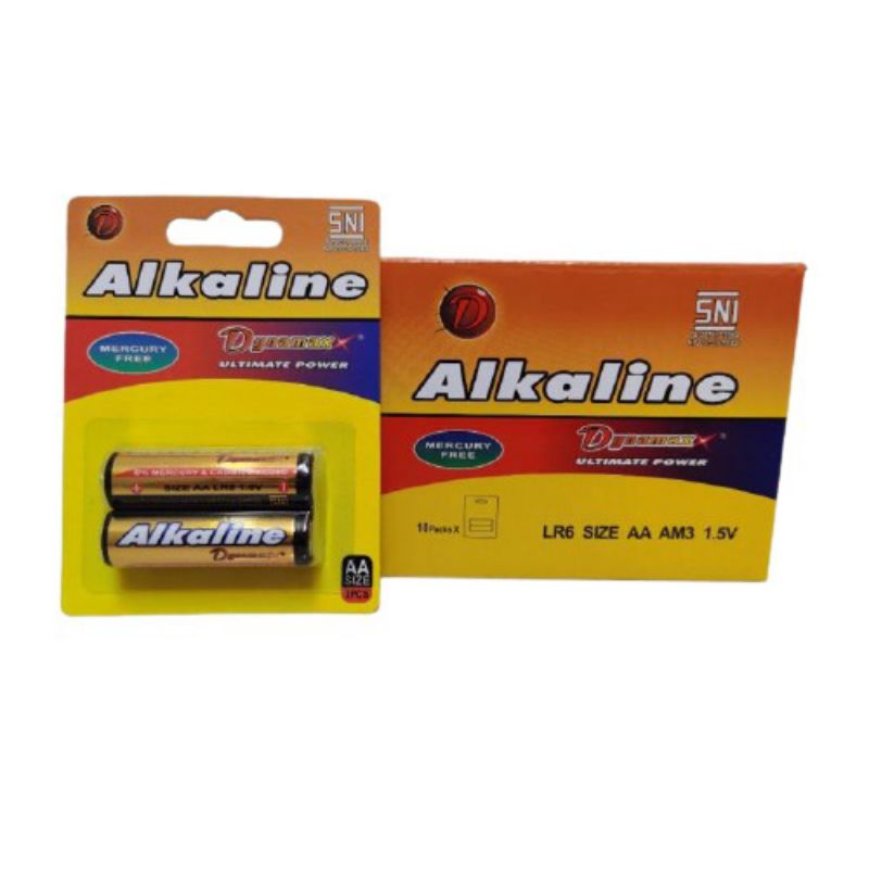 Baterai AA Alkaline Baterai Jam Dinding