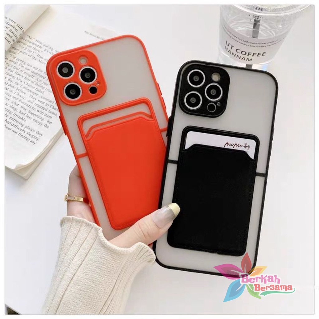 SOFTCASE CHOICE AERO SLOT CARD IPHONE 6G 6S 6G+ 6S+ 7G 8G SE 2020 7G+ 8G+ X XR XS  MAX BB6586