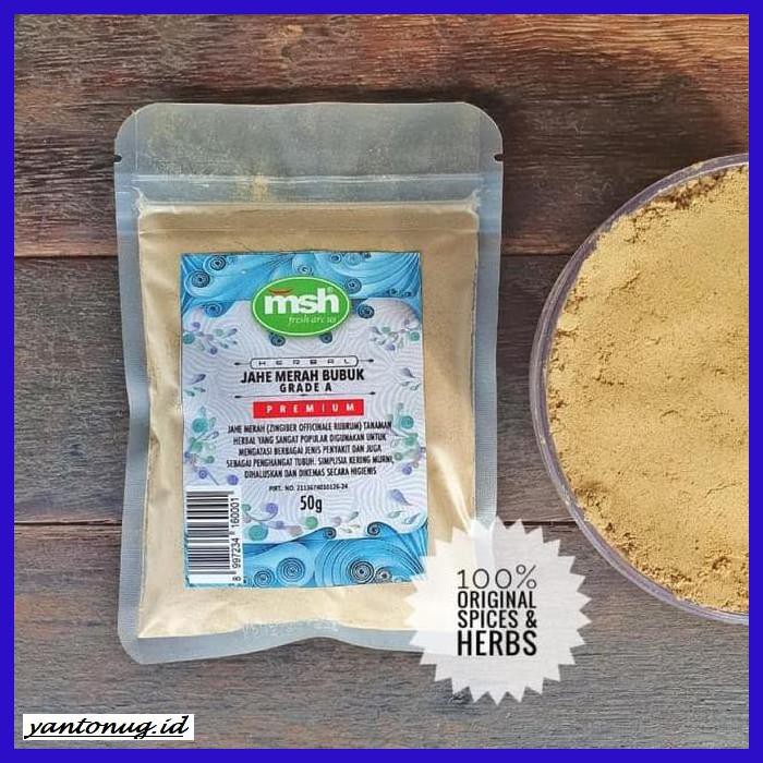 

OBAT-HERBAL- JAHE MERAH BUBUK PREMIUM GRADE A -HERBALITY.
