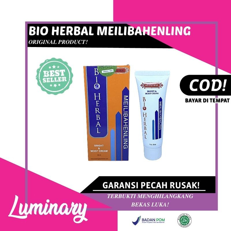 Bio Herbal Cream Meilibahenling Krim Obat Penghilang Bekas Luka Cream Salep Obat Pemutih Kulit Tubuh Original BPOM