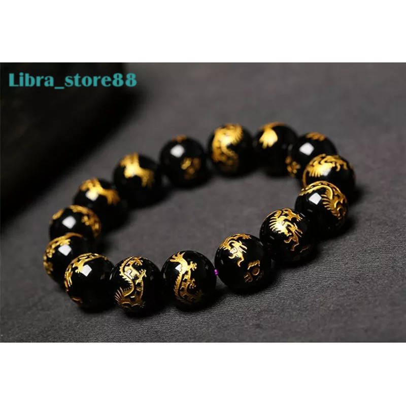 Bahan Gelang Batu Tibet Naga Emas