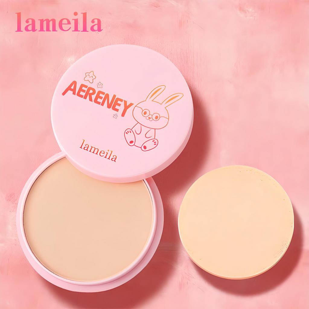 Lameila Aereney Compact Powder - Bedak Wajah dengan Tekstur Halus dan Tahan Lama