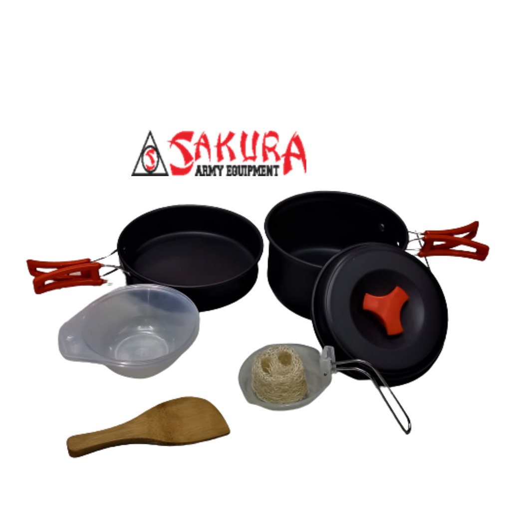 Nesting Cooking Set SY 200 Matogui Alat Masak Camping Outdoor