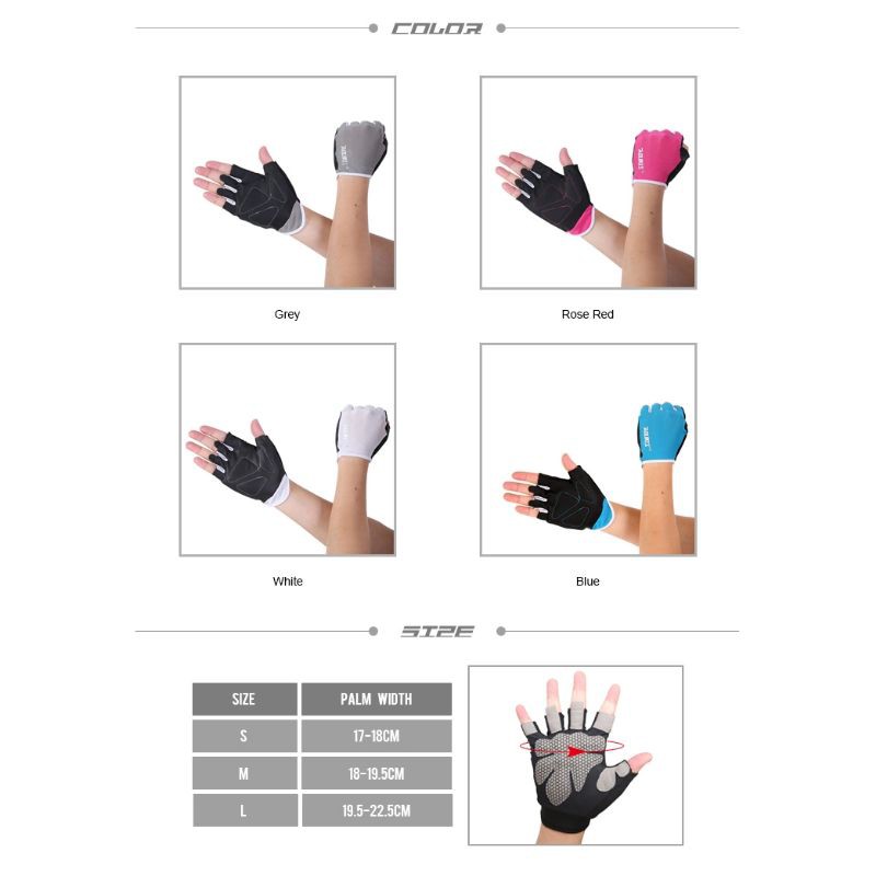 Aolikes Gloves Sarung Tangan Gym Fitness Cycling A-104