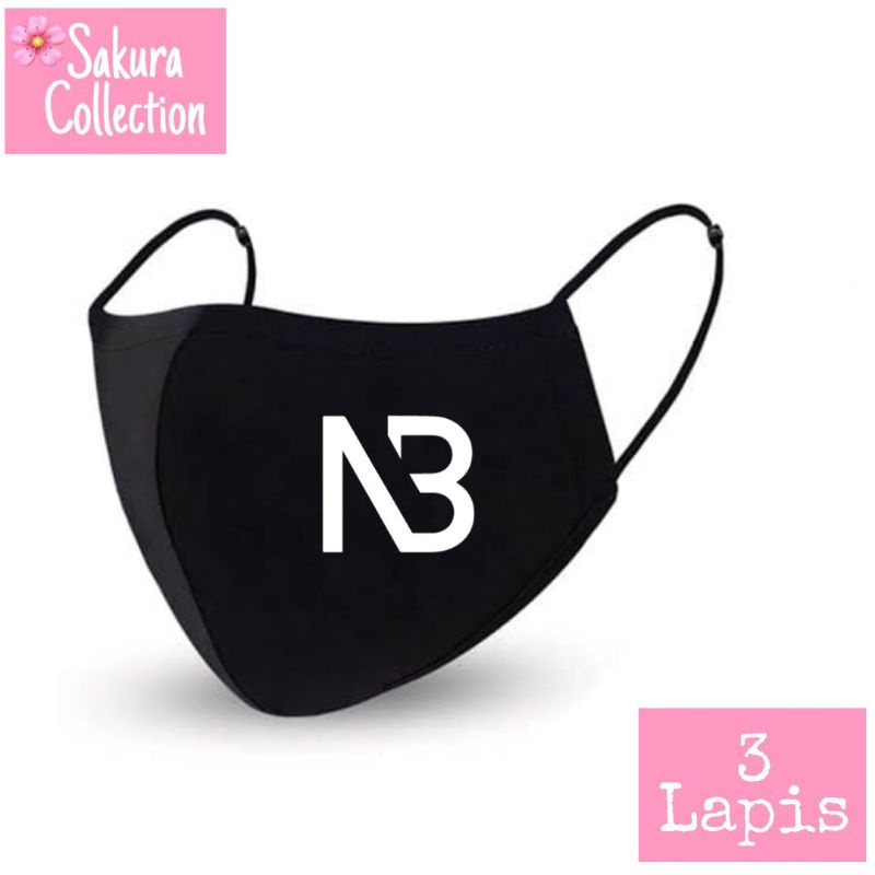 Masker Kain 3 Lapis - New Balance