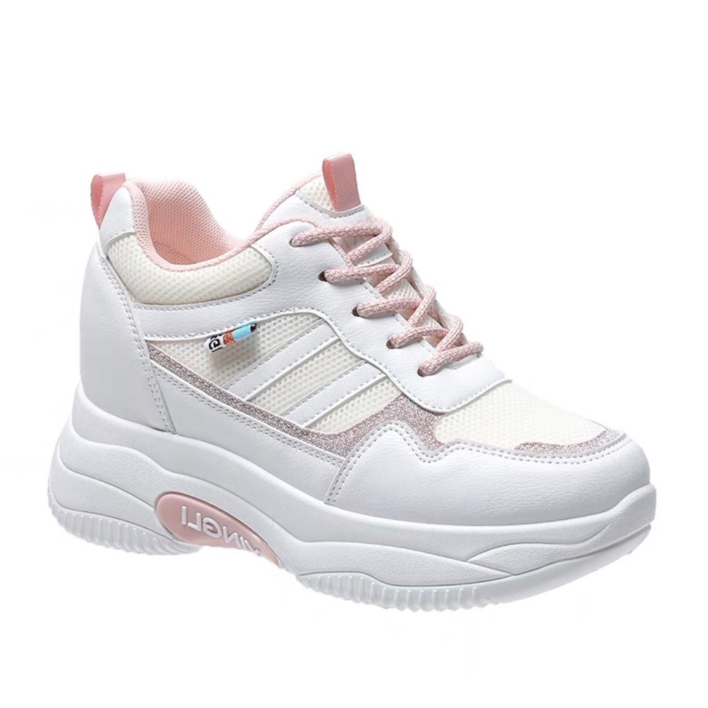 AVANCEID 1901 Sepatu Sneakers Wanita Sekolah Olahraga Sport Putih Import