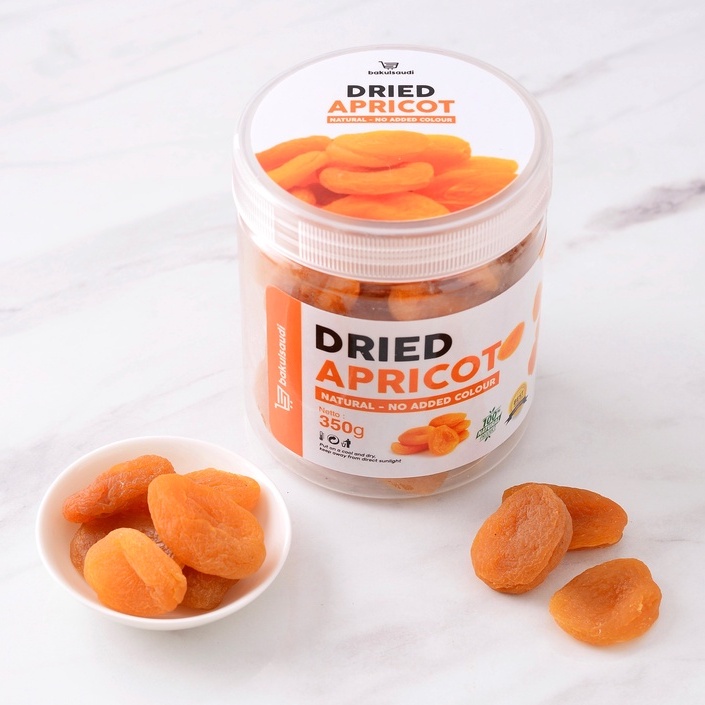 Aprikot Kering Organik Premium / Organic Dried Apricot Apricots Superfood Natural