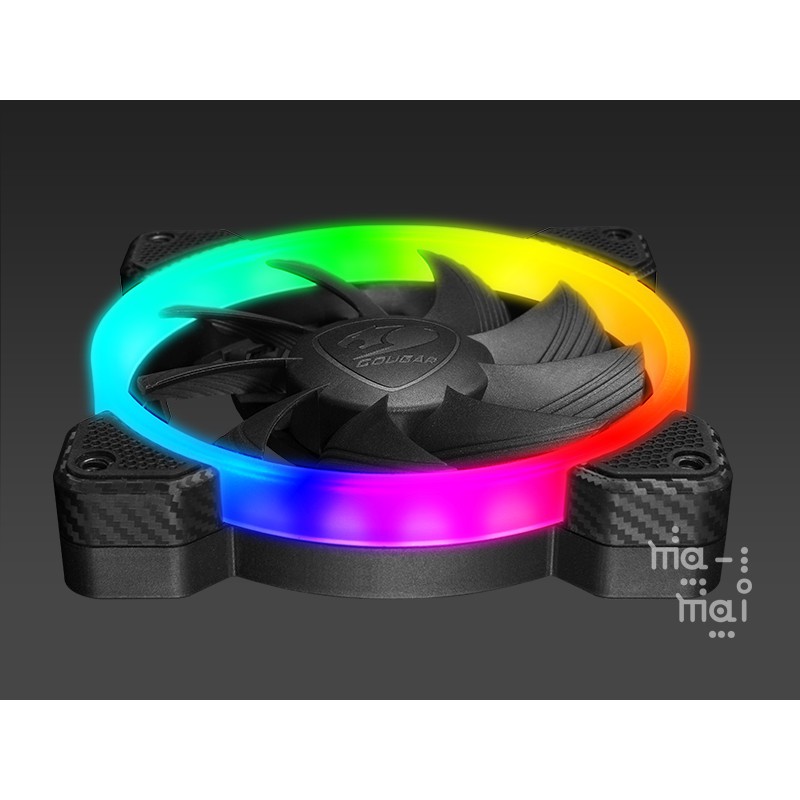 COUGAR GAMING FAN VORTEX RGB HPB 120 COOLING KIT HYDRO-DYNAMIC BEARING