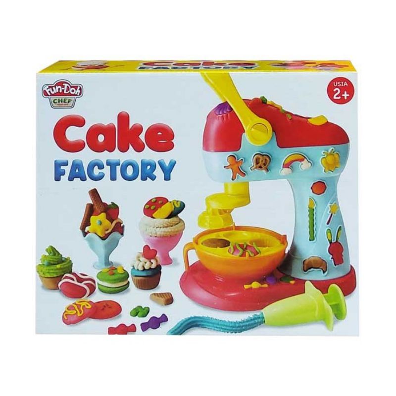fun doh/ lilin mainan cake factory