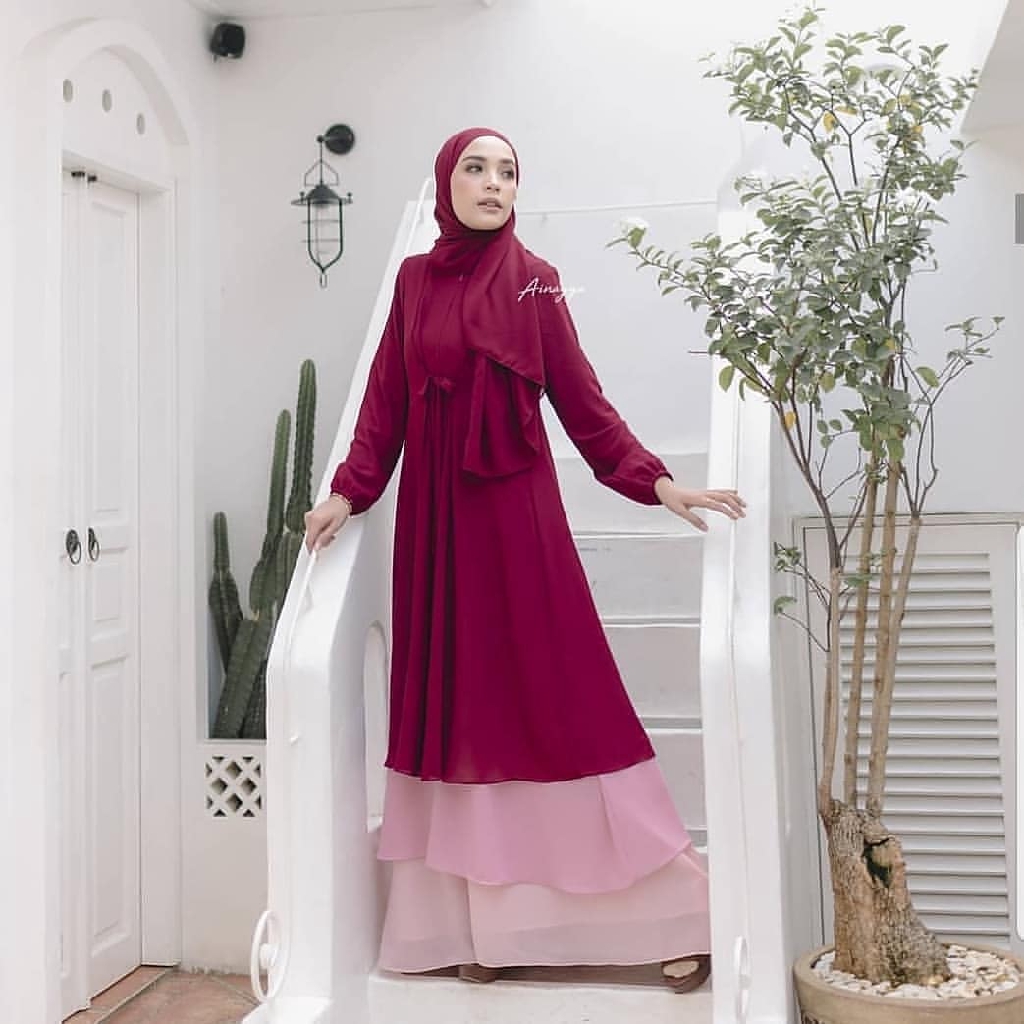 GAMIS CERUTY BABYDOLL - SIZE 5L XXXL XXL XL L M S | QEENARA MAXY DRESS