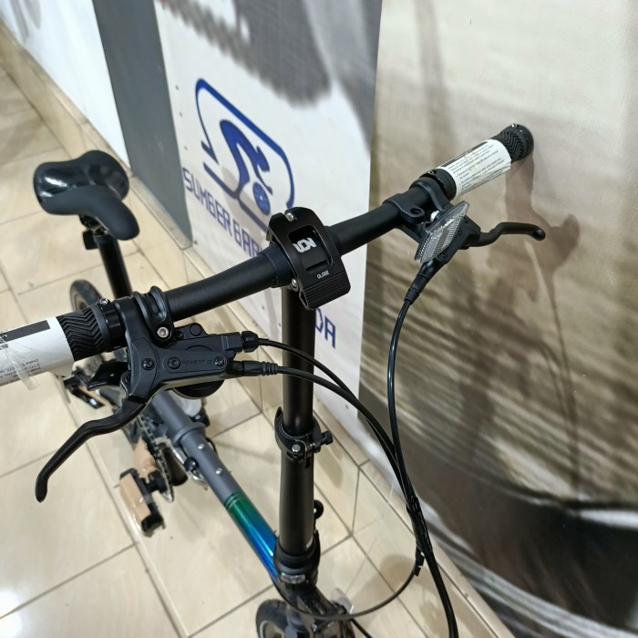 Sepeda Lipat Element Troy X 9 Speed Chromoly New 2021 16 Inch