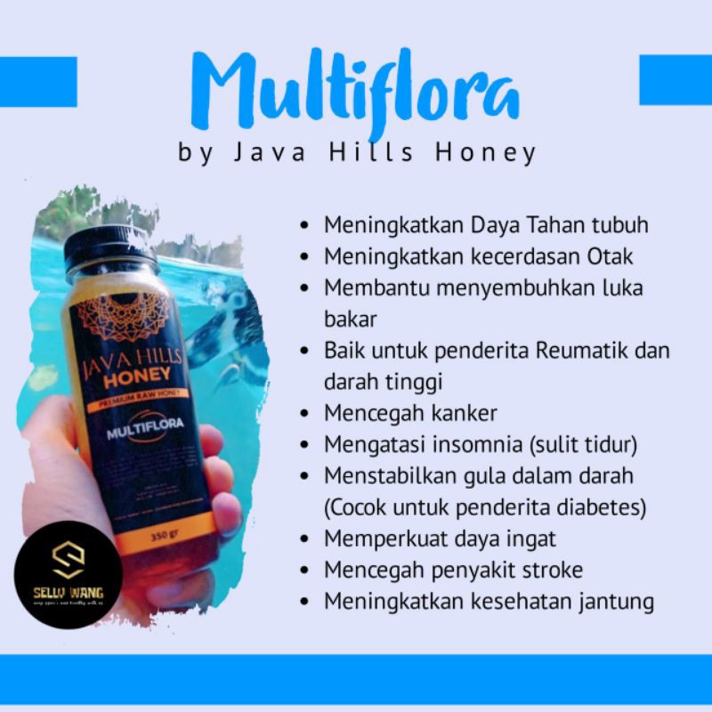 

JAVA HILLS HONEY MADU MULTIFLORA 350gram