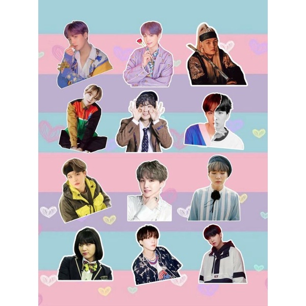 

STICKER TUMBLR AESTHETIC NO CUTTING / STICKER BTS
