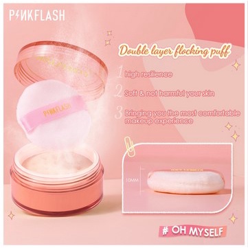 ★ BB ★ PINKFLASH Lasting Matte Loose Powder | PINK FLASH Bedak Tabur - PF F06